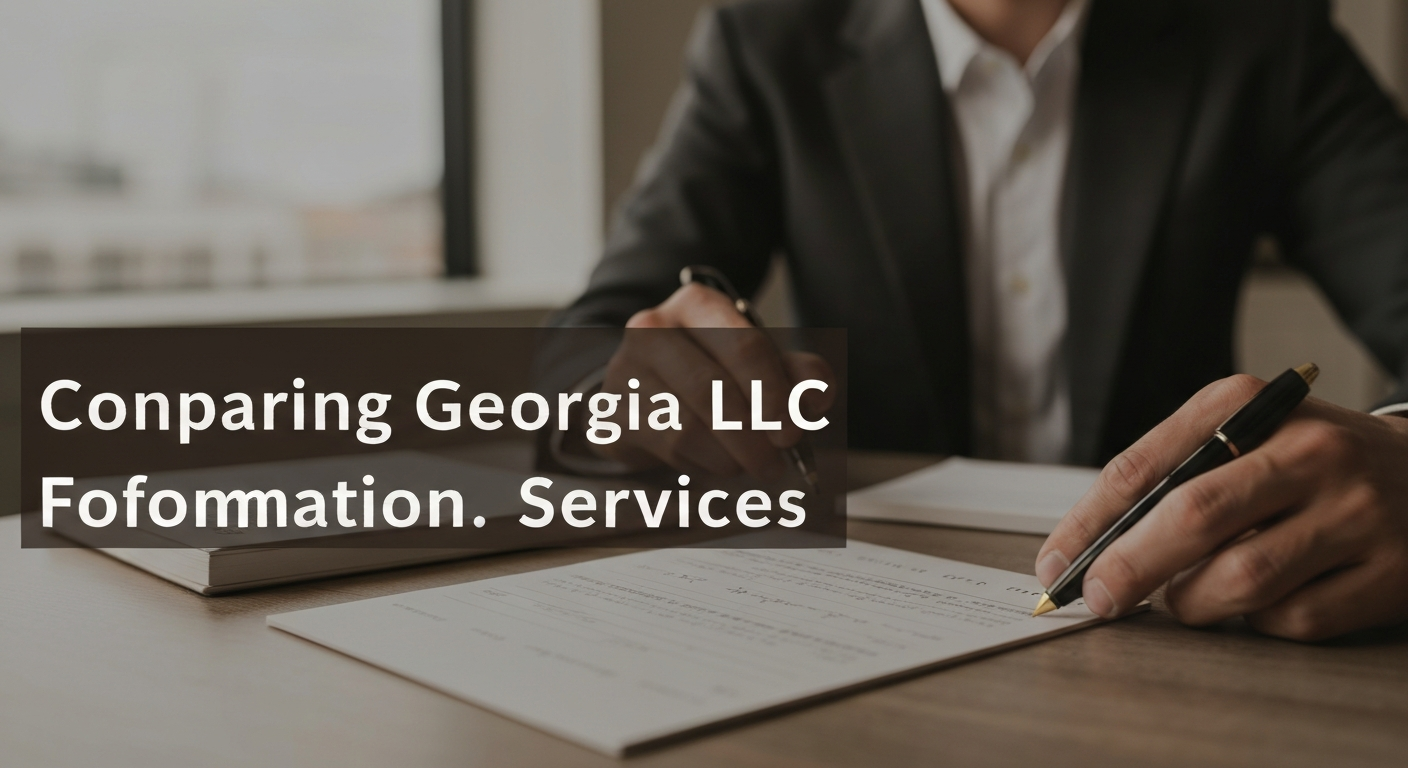 Comparing Georgia LLC formation services